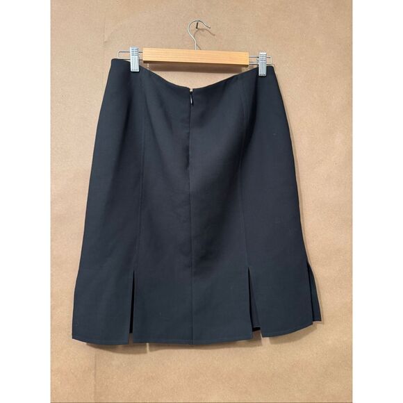 Akris Wool Kick Pleat Skirt - Picture 7 of 7